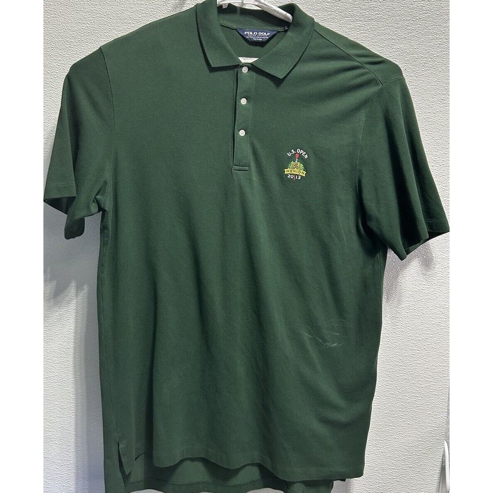 U.S. Open Merino 2013‎ Men’s Green Polo Golf Pima Cotton Polo Size XL